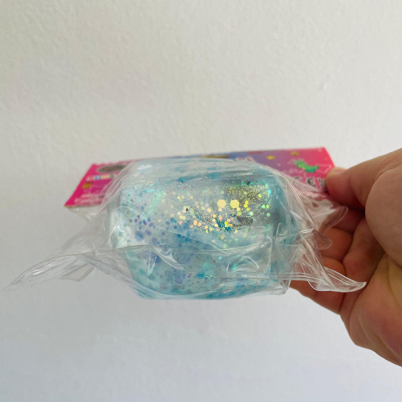 🩵✨ Light Blue Pinch Family Sugar Glitter Cube Squishy | Sensory Fidget Toy 💎