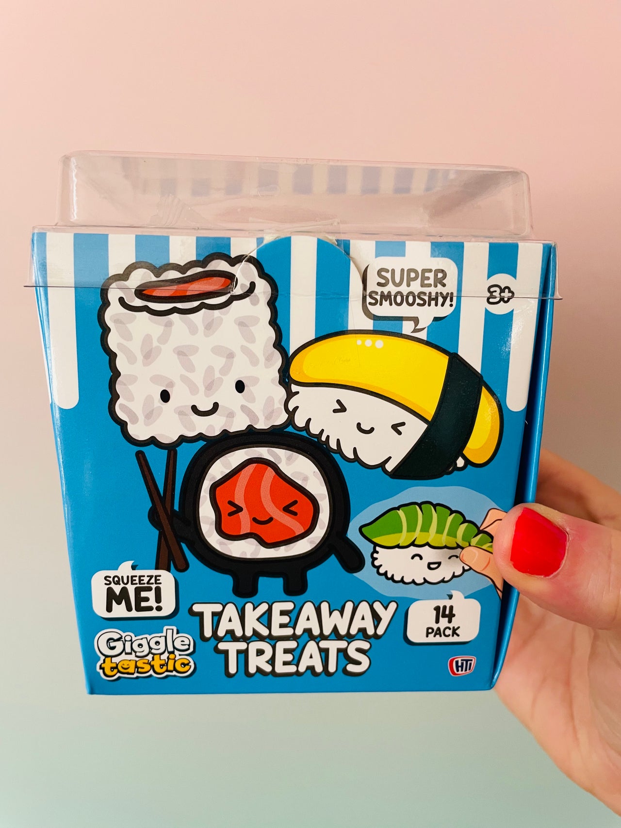 🍣🥡 Sushi Takeaway Treats | 14 Mini Sushi Squishies Sensory Fidget Pack ✨