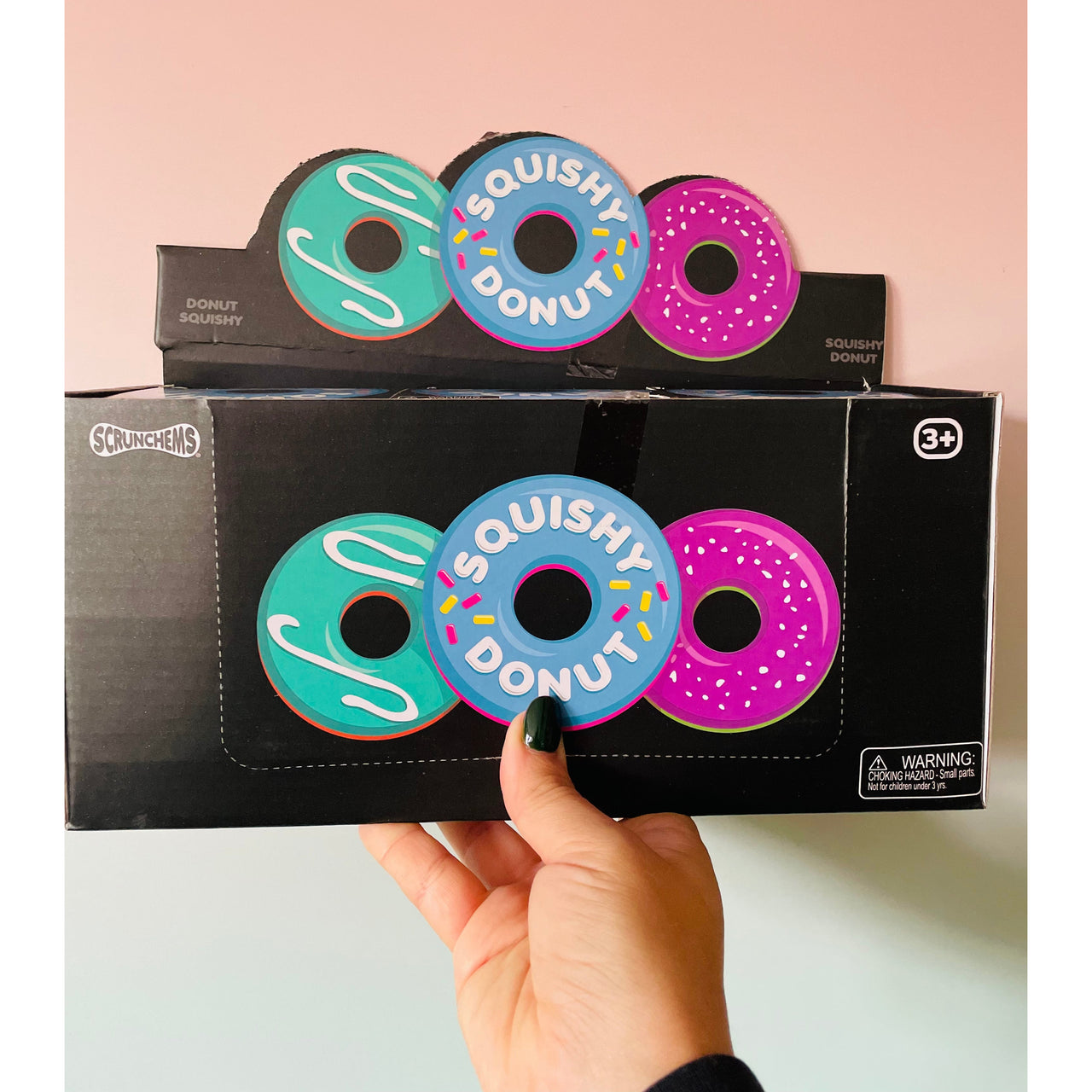 Scrunchems Donut Squishy - Stretchy Sensory Toy - Neko Squish Co