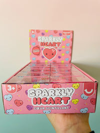 💖✨ Sparkly Squishy Heart | Glittery Sensory Fidget Toy