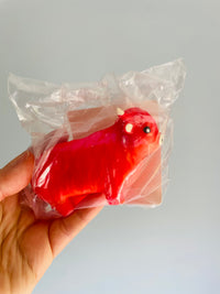 ❤️🐮 Red Stretchy Sand Highland Cow Sensory Toy