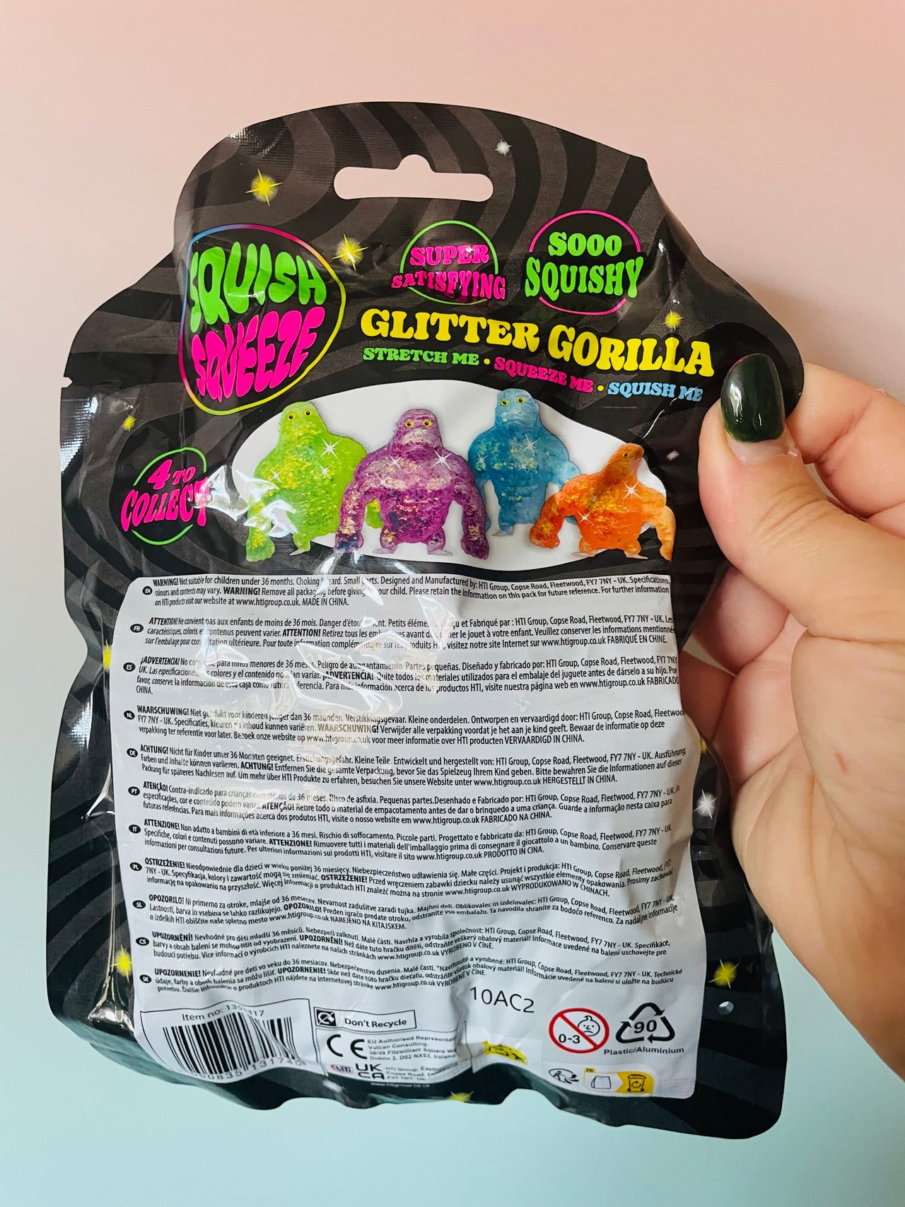 💚🦍 Green Glitter Gorilla | Sugar Squishy