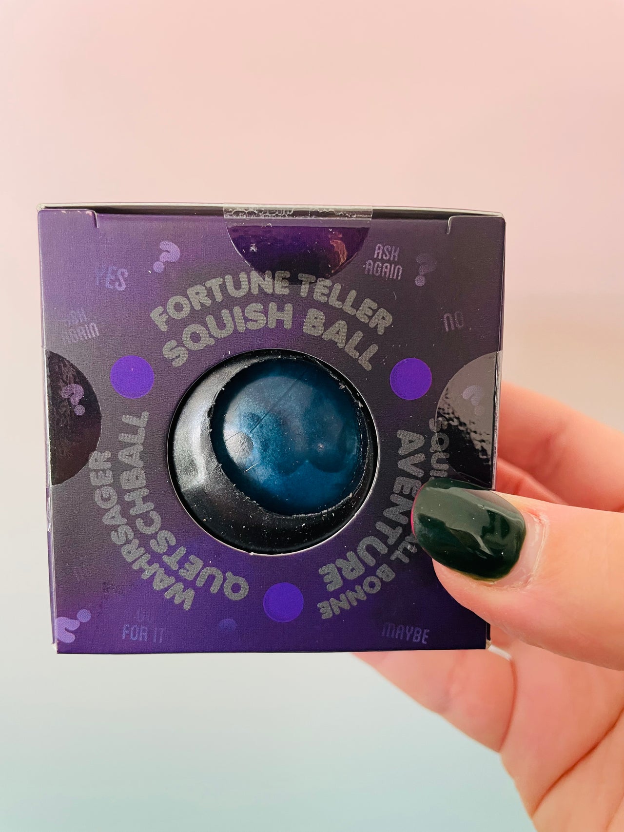 🔮💜 Scrunchems Fortune Teller Squish Ball | Mystic 8 Ball Sensory Fidget