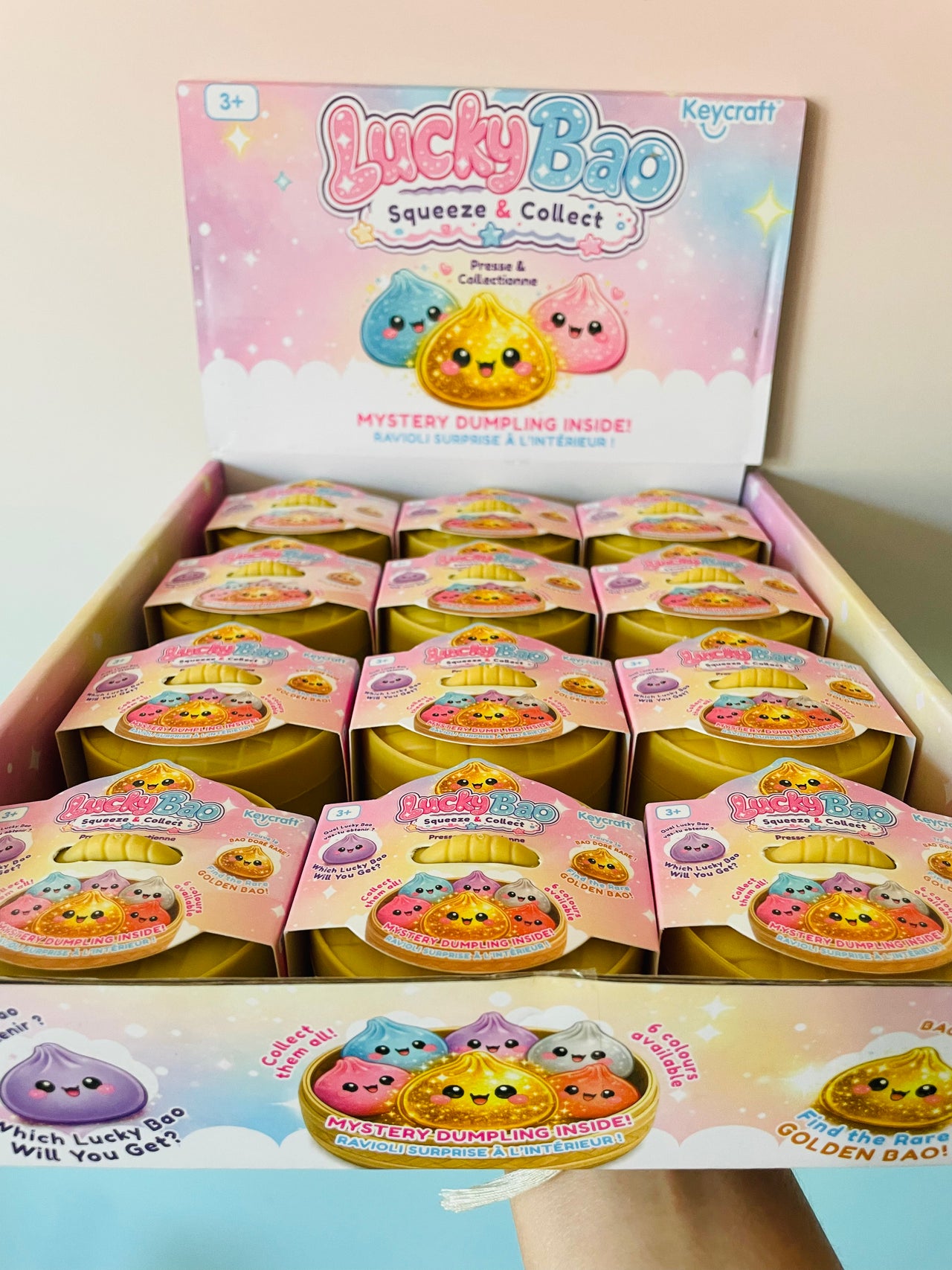 🥟✨ Lucky Bao Mini Mystery Squishy Dumpling | Collectible Kawaii Sensory Stress Relief Fidget Toy 🌈
