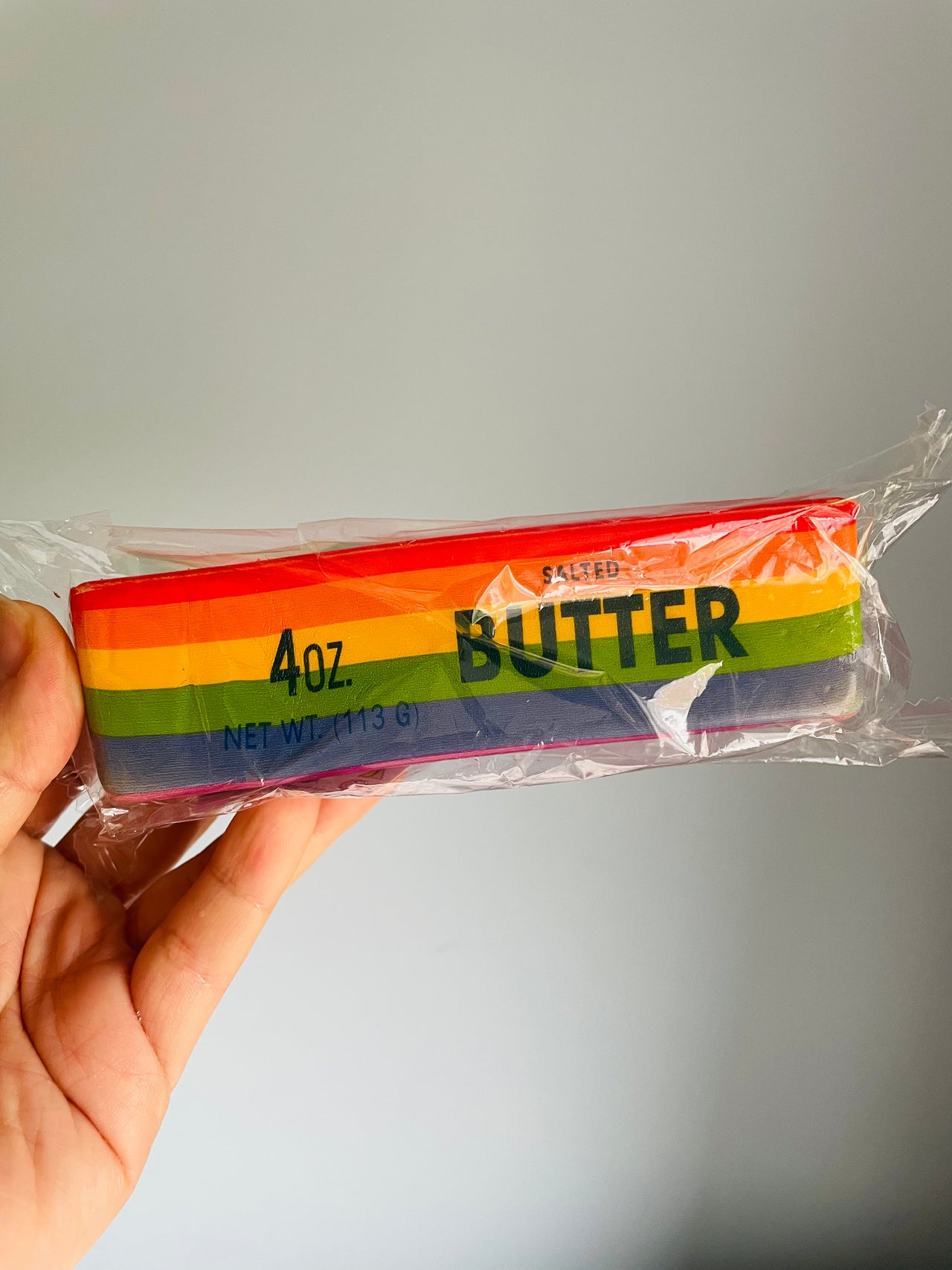 🧈🌈 Rainbow Butter Squishy Toy – Assorted Designs