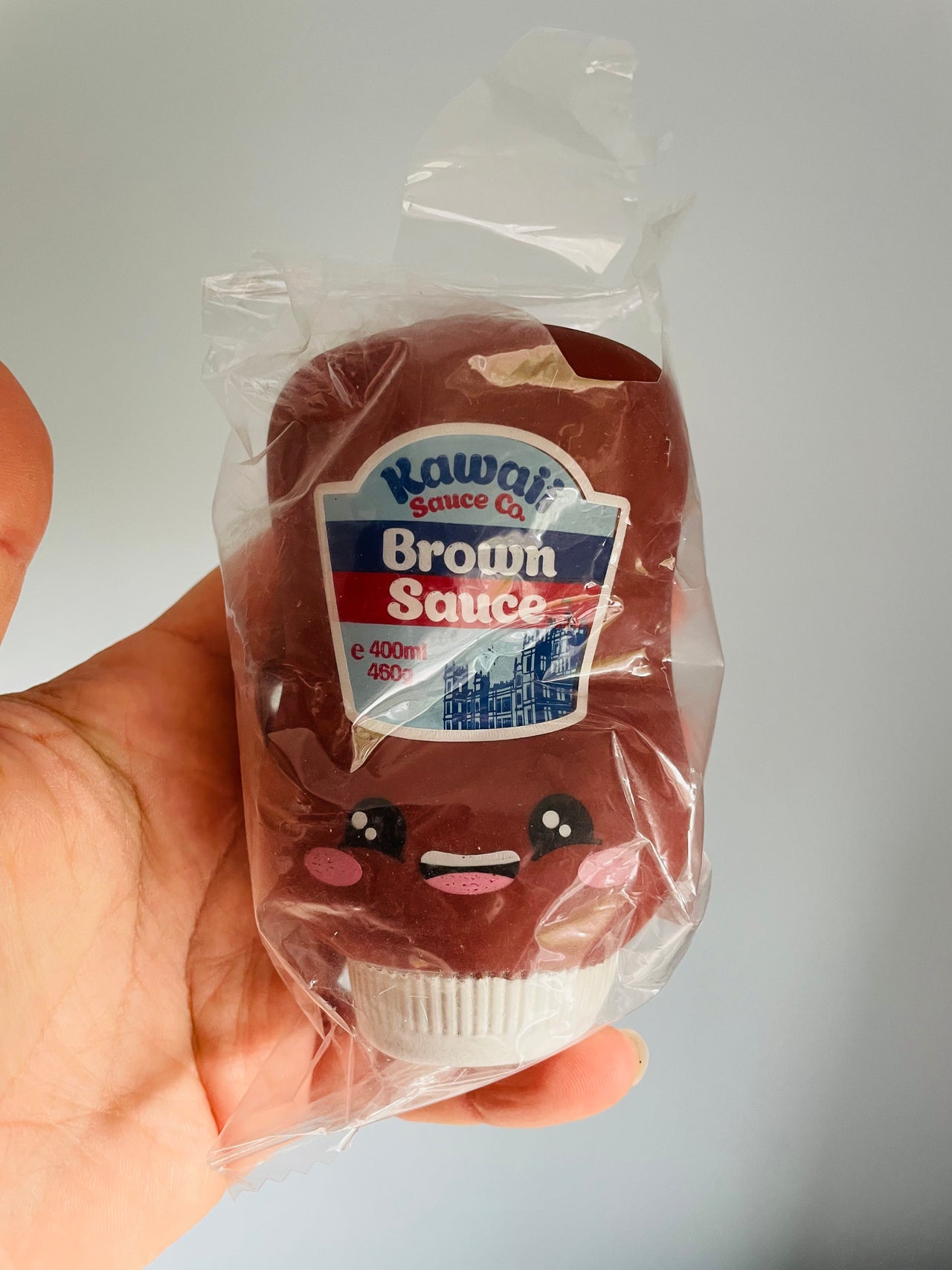 🌭🤎 Kawaii Brown Sauce Bottle Squishy Toy