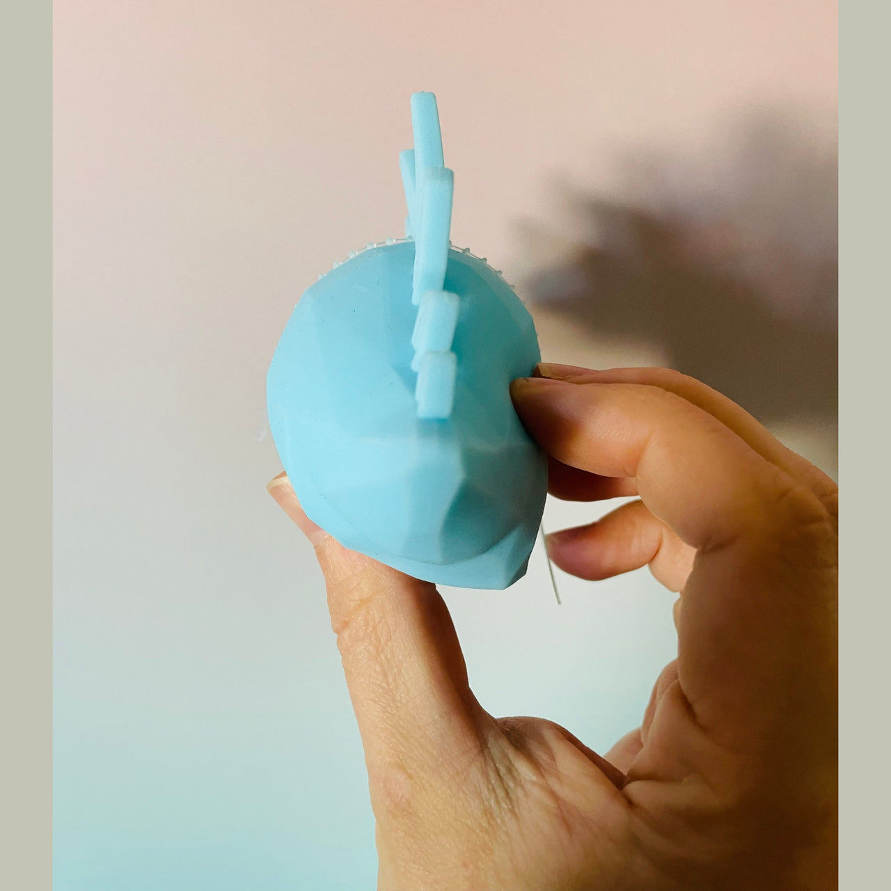 🦕💙 Squishy Dinosaur Blue Stegosaurus Sensory Toy