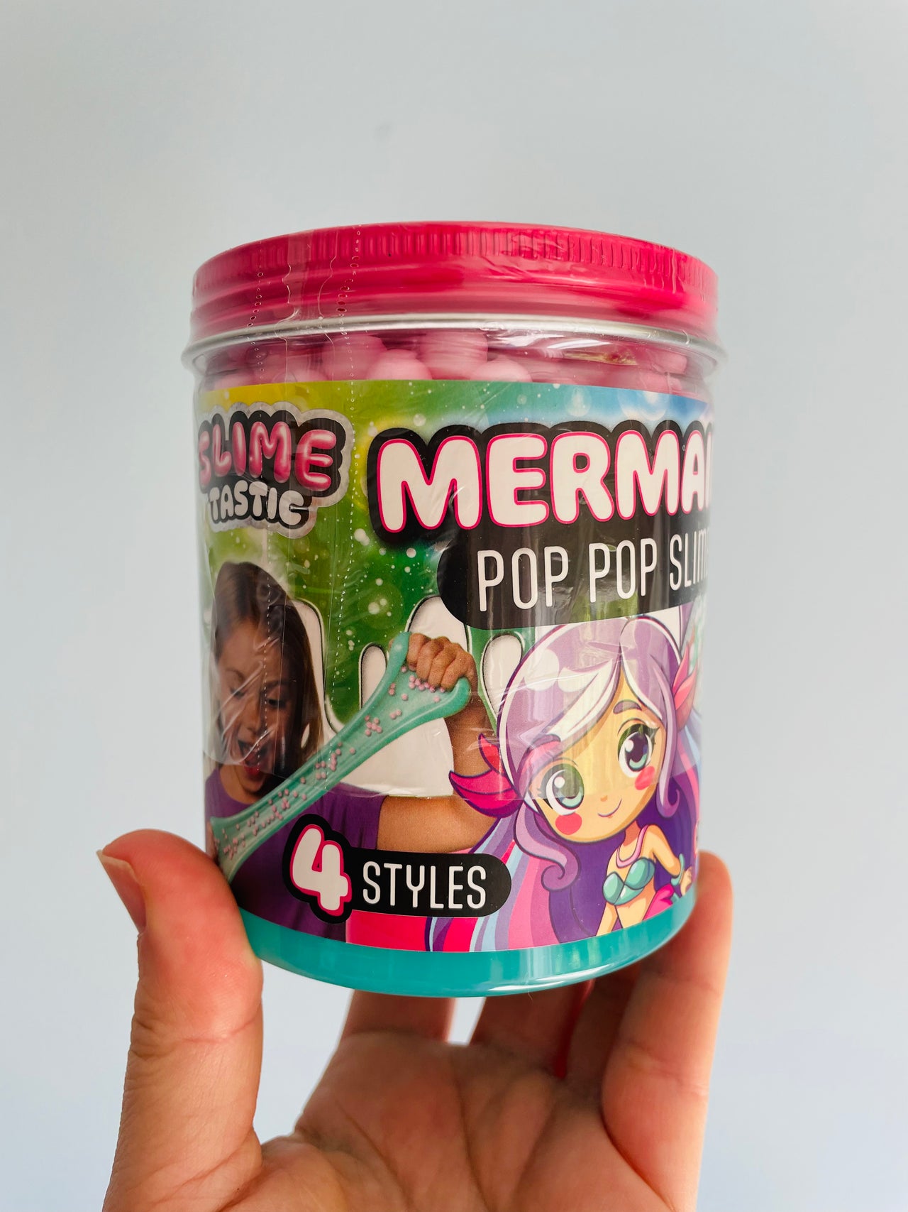 🧜‍♀️🩵 Mermaid Pop Slime Sensory Toy