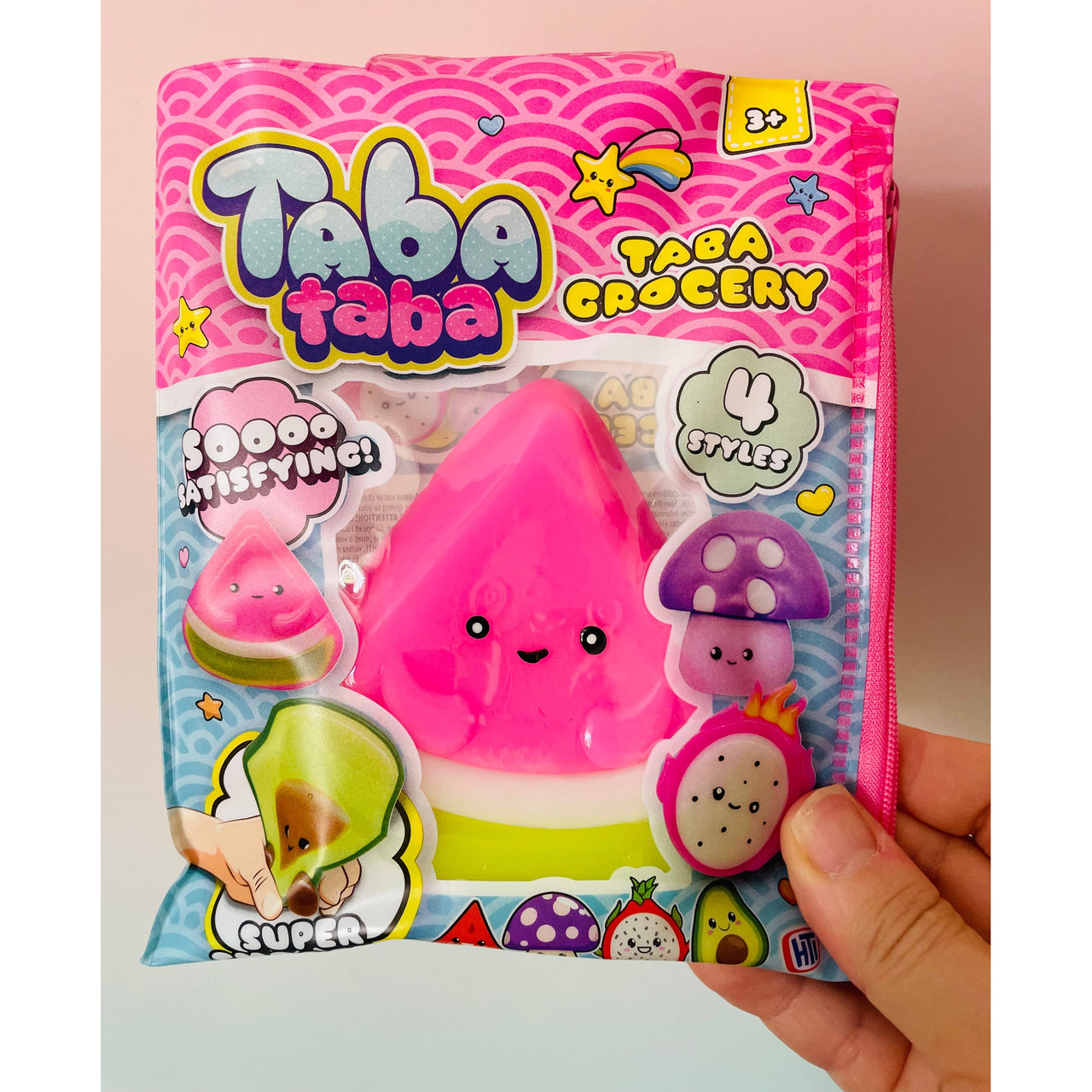 🍉❤️ Watermelon Taba Squishy | Super Sticky Grocery Series Sensory Fidget Toy ✨