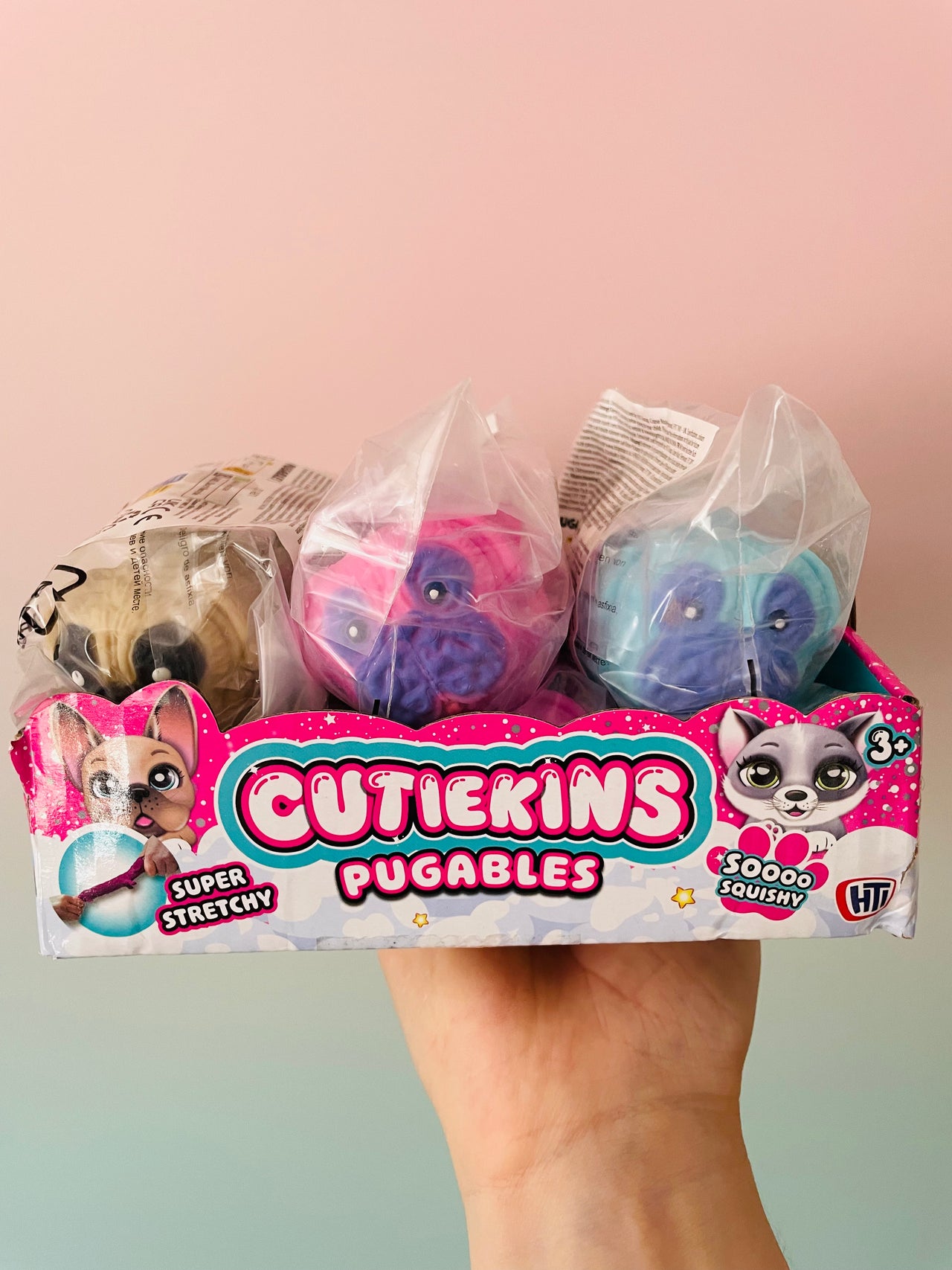 💙🐶 Blue Pugables Stretchy Pug | Super Stretchy Transforming Sensory Fidget Toy ✨