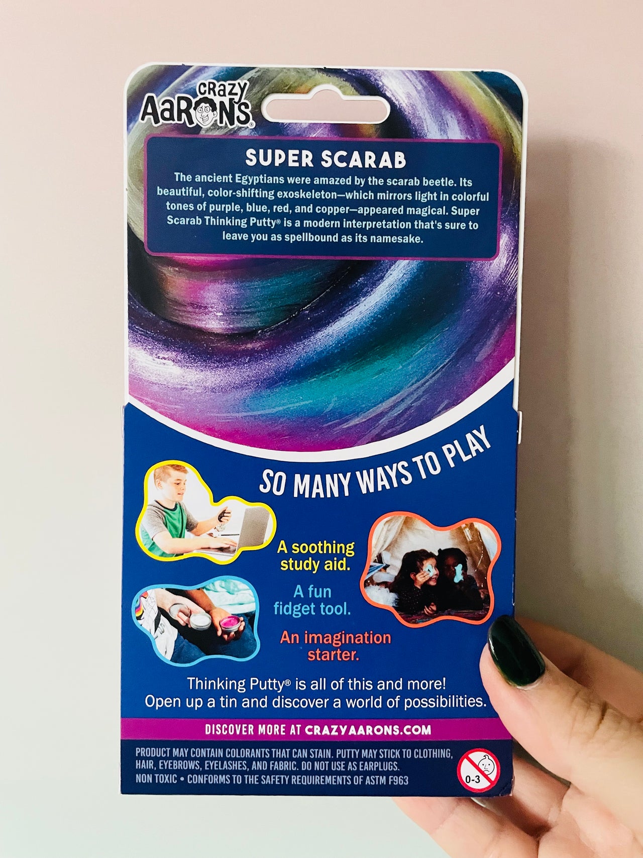 Crazy Aaron's Super Scarab Thinking Putty - Colour-Shifting Putty UK