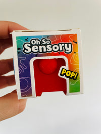 🟥✨ Red Pop Cube Fidget Toy