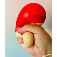 Mushi-Pals Red Mushroom Squishy sensory stress relief fidget toy