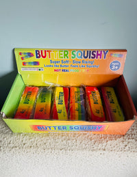 🧈🌈 Rainbow Butter Squishy Toy – Assorted Designs