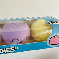 🥟🩷 Pink Mini Bao Buddies 4 Pack Squishy Sensory Toy Set ✨