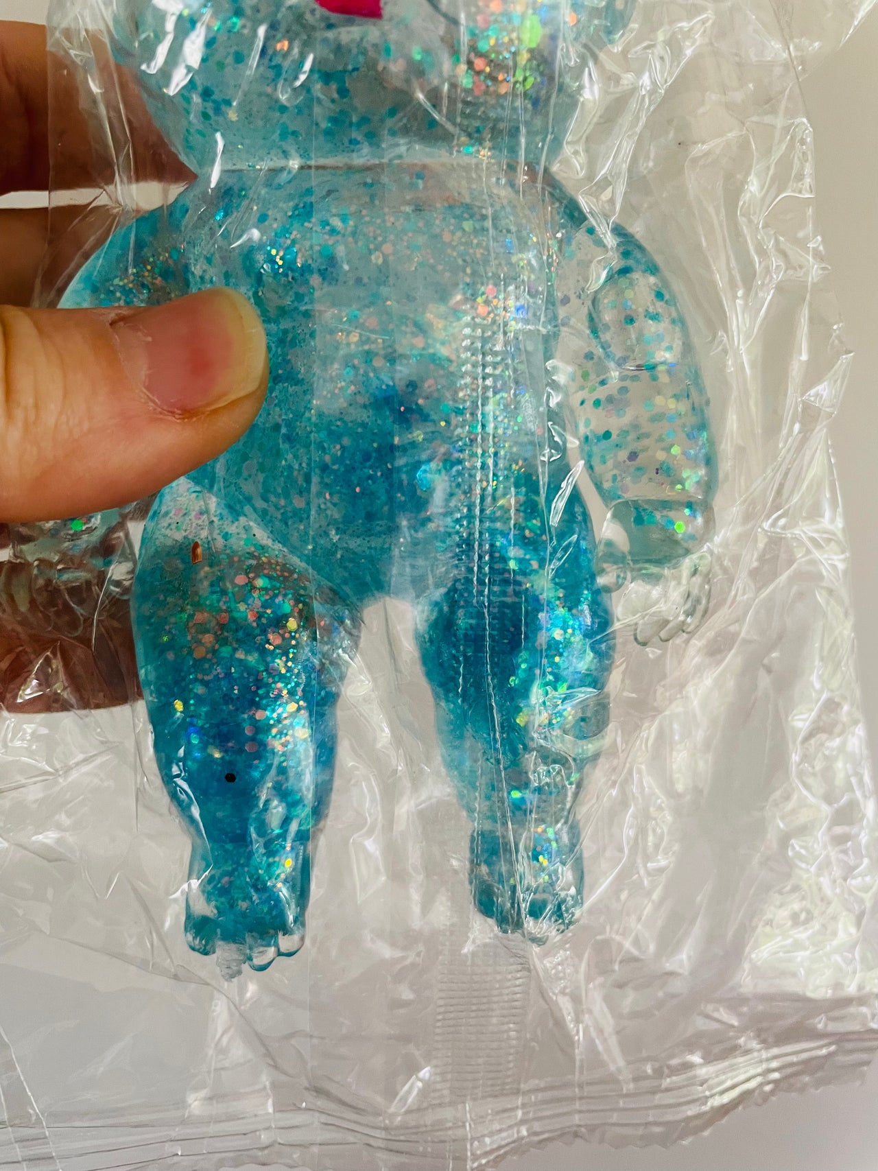 💙✨ Blue Glitter Squishy Baby Sensory Toy ✨👶