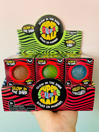 🌌✨ Glow in the Dark Super Squidge Ball | Sensory Fidget Toy