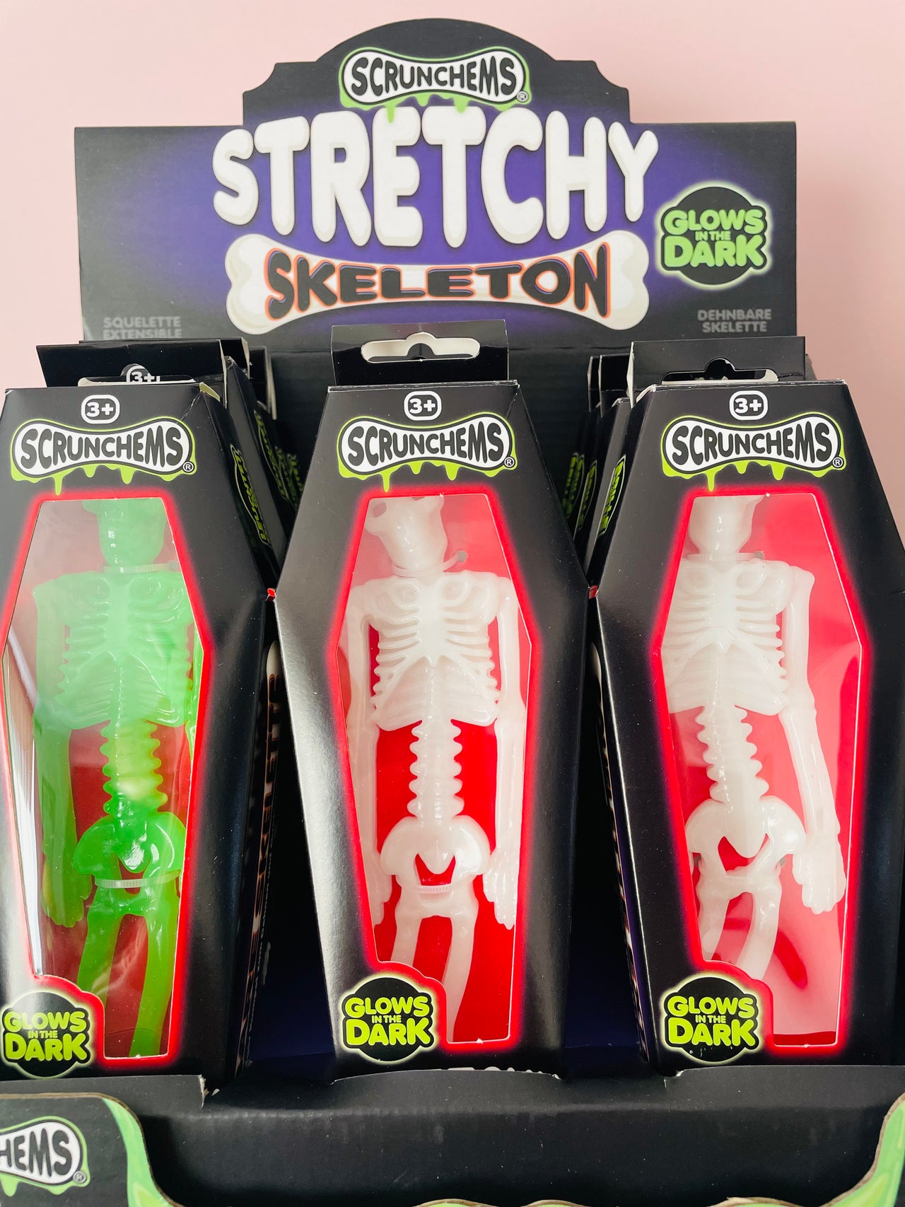 Scrunchems Stretchy Squishy Skeleton White Sensory Toy