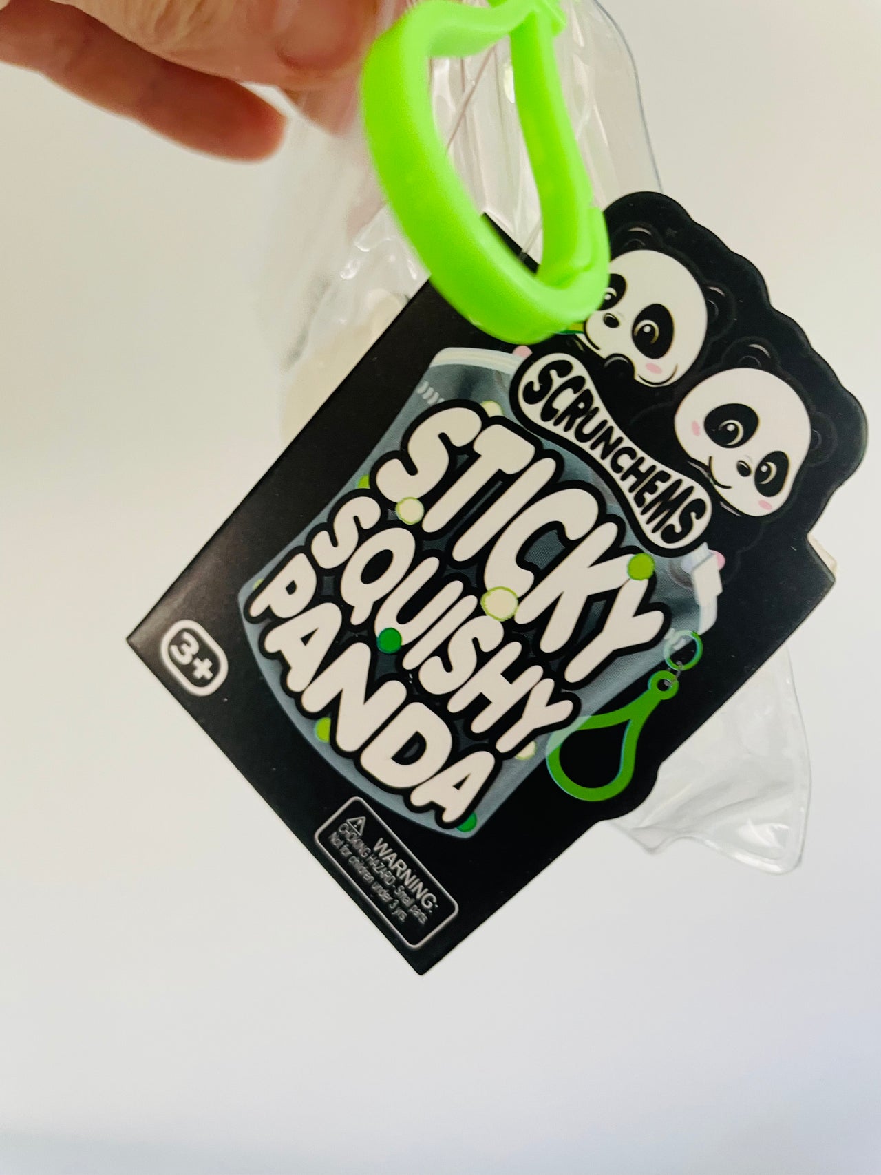 🐼🖤 Scrunchems Taba Sticky Squishy Panda Sensory Toy