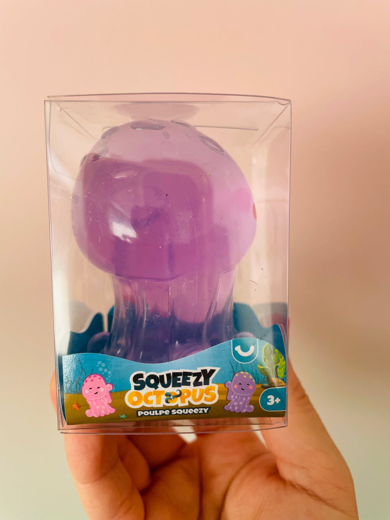💜🐙 Lilac Squeezy Gel Octopus | Soft Gel-Filled Sensory Stress Relief Fidget Toy ✨