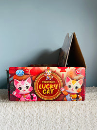 🐱💛 Yellow Stretchy Lucky Cat Squishy Toy