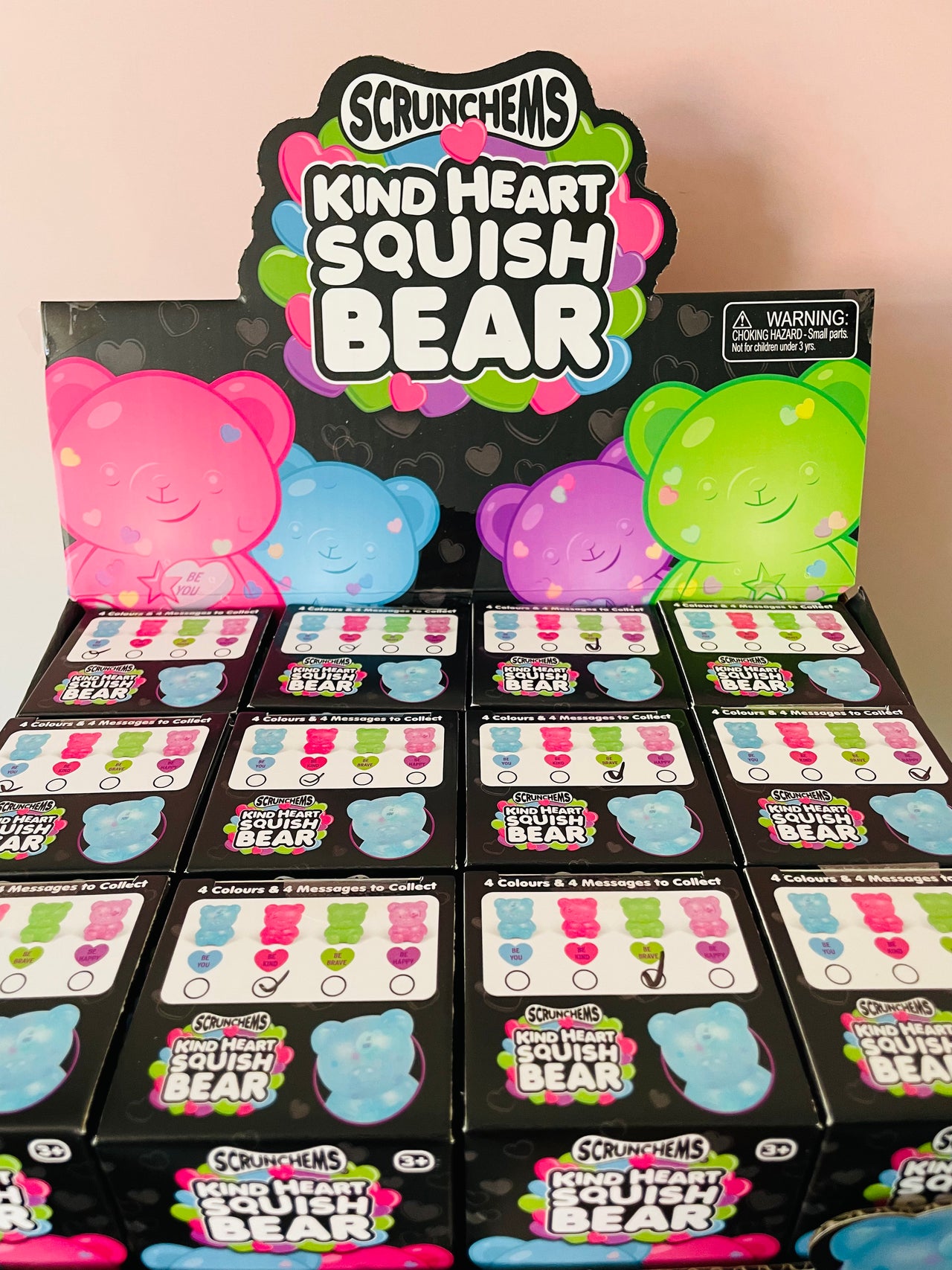 Scrunchems Kind Heart Squish Bear sugar gel sensory fidget toy