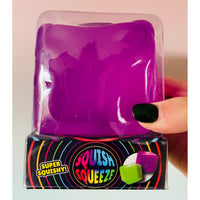 Purple Mega Cube Squishy slow rise sensory toy UK