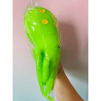 Green jumbo squid squishy stretchy sensory toy UK