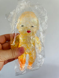 💛✨ Yellow Glitter Squishy Baby Sensory Toy ✨👶