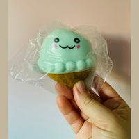 🍦💚 Mint Green Squishy Ice Cream Sensory Toy ✨