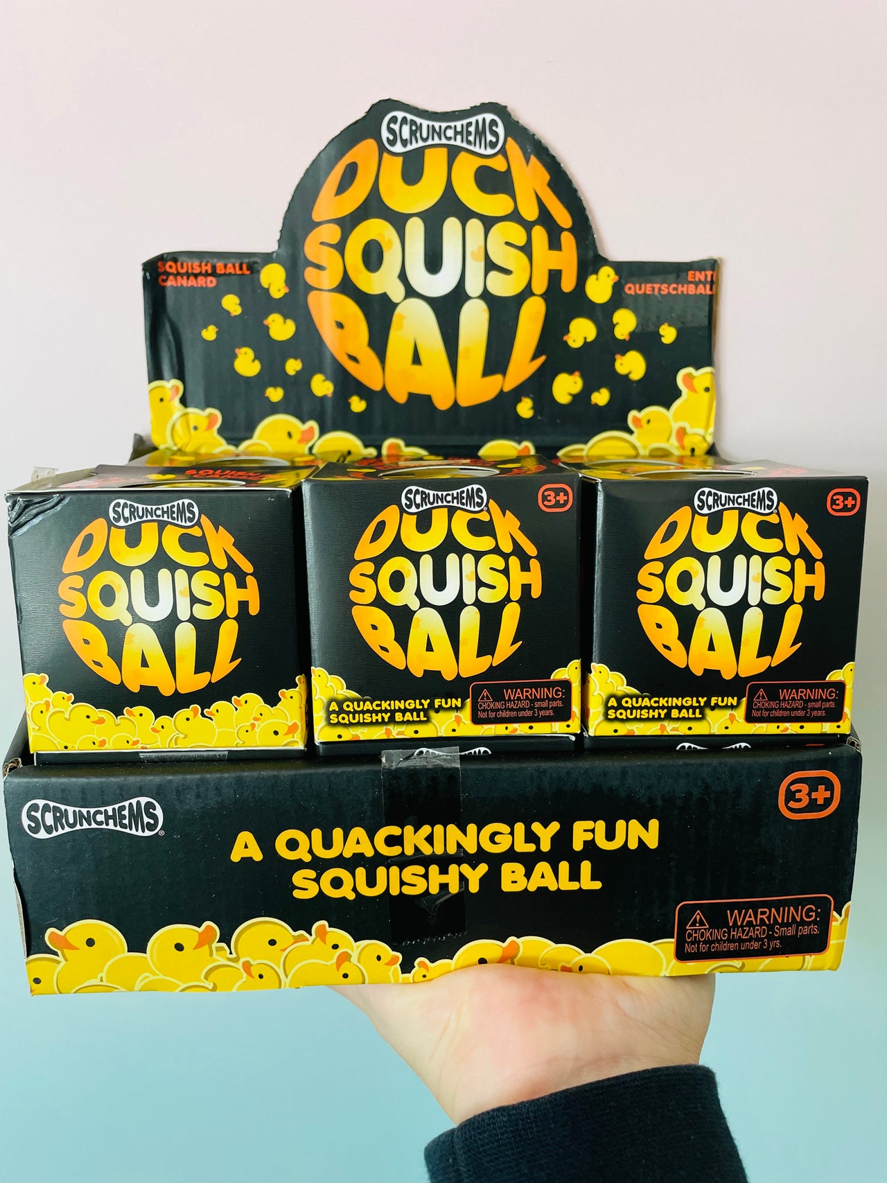 🦆💛 Scrunchems Duck Squish Ball | Duck-Themed Sensory Fidget Toy