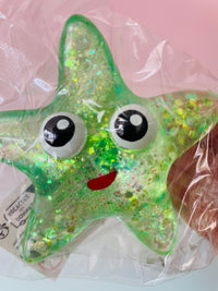 Green Starfish Squishy - Sugar-Filled Sensory Toy - Neko Squish Co