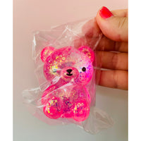 Sugar Maltose Squishy Bear slow-rising sensory fidget toy Pink