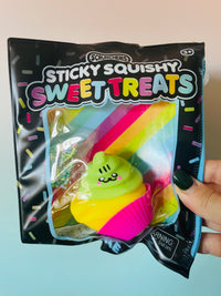 🧁✨ Scrunchems Sticky Squishy Cupcake | Taba Squishy