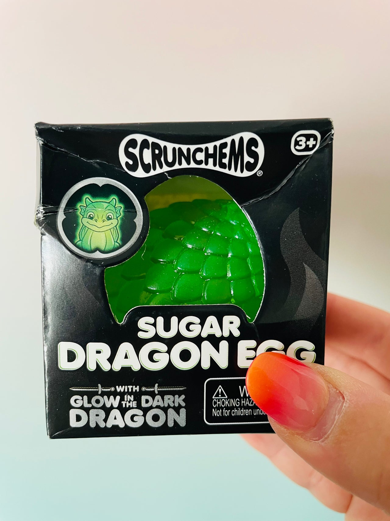 Scrunchems Sugar Dragon Egg Dragon Surprise Sensory Fidget Toy