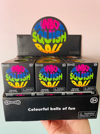 Scrunchems Rainbow Squish Ball Colourful Sensory Fidget Toy