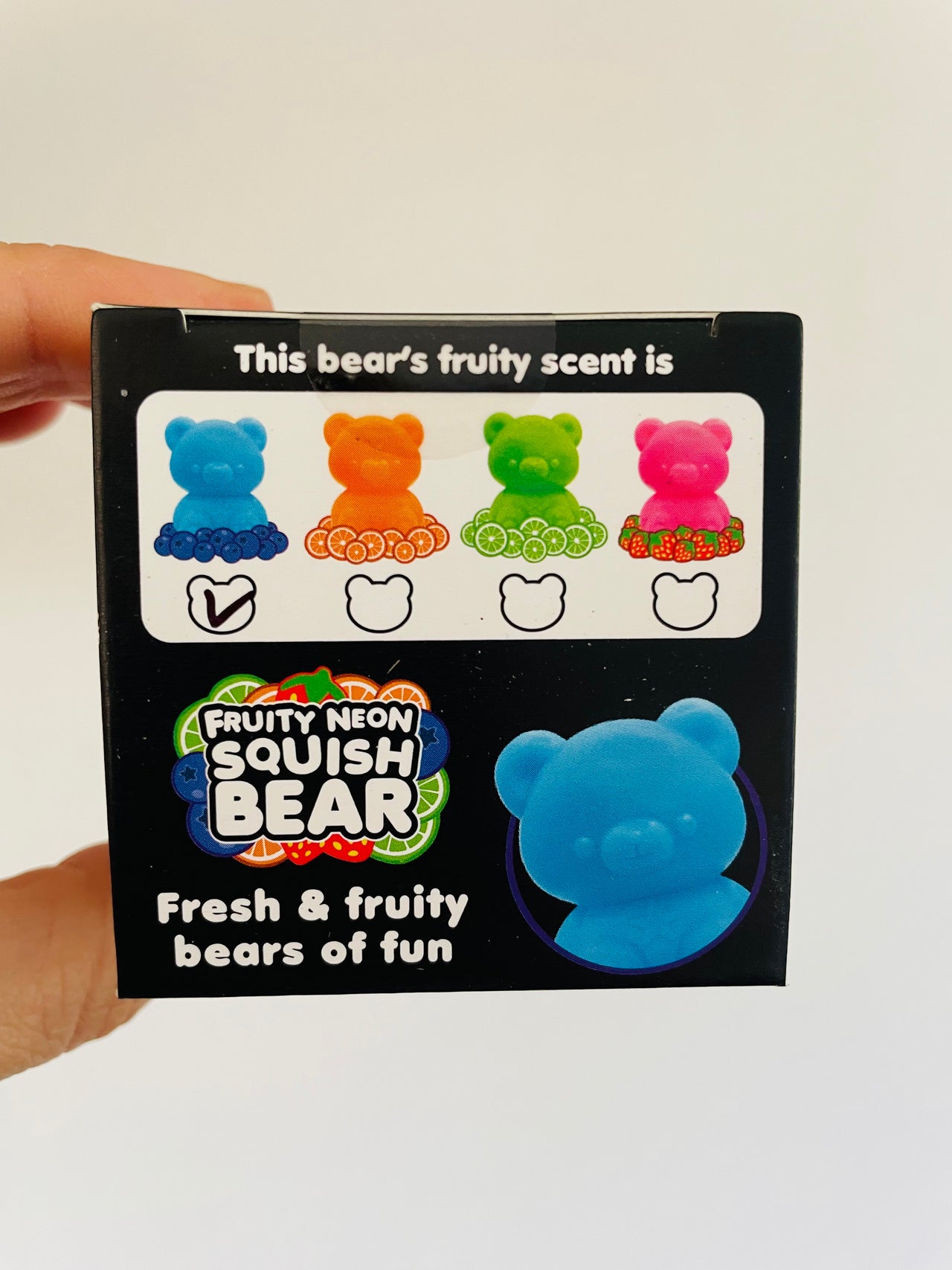 🐻🌈 Scrunchems Fruity Neon Squish Bear – Scented Sensory Fidget Toy ✨