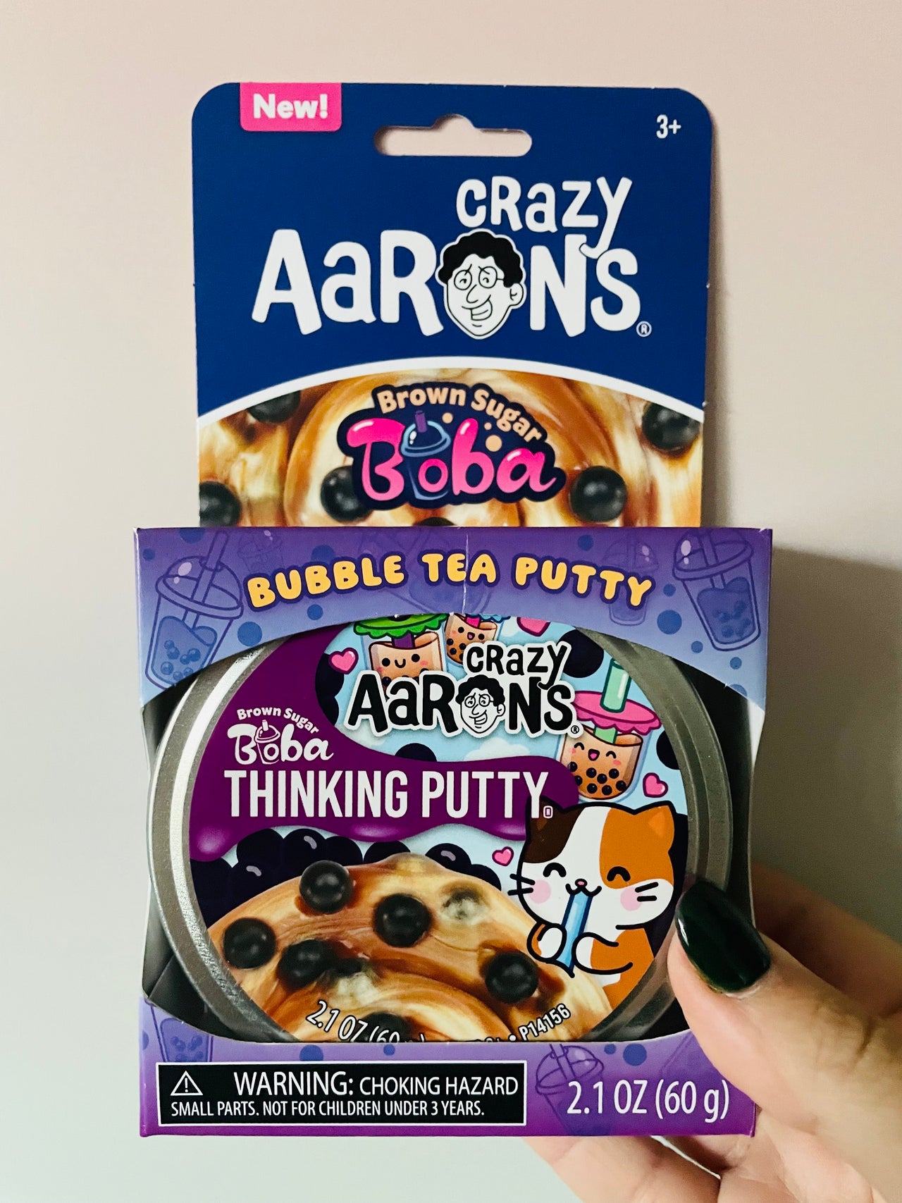 Crazy Aaron's Thinking Putty - Brown Sugar Boba Sensory Putty UK