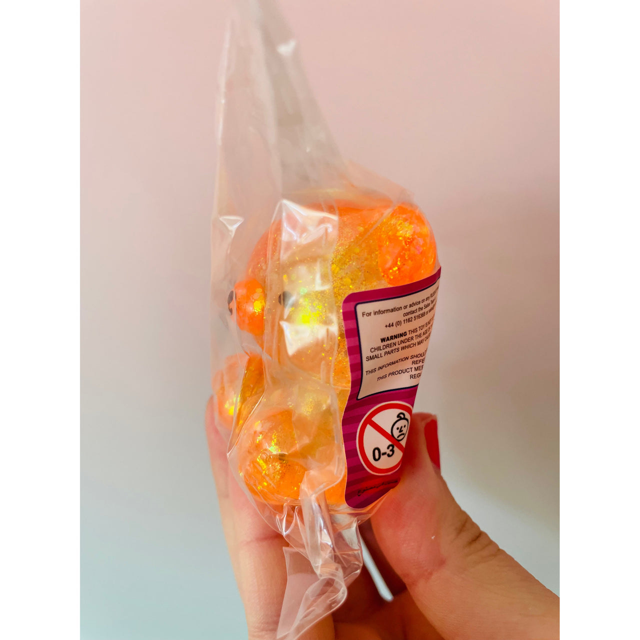 Sugar Maltose Squishy Bear slow-rising sensory fidget toy Orange
