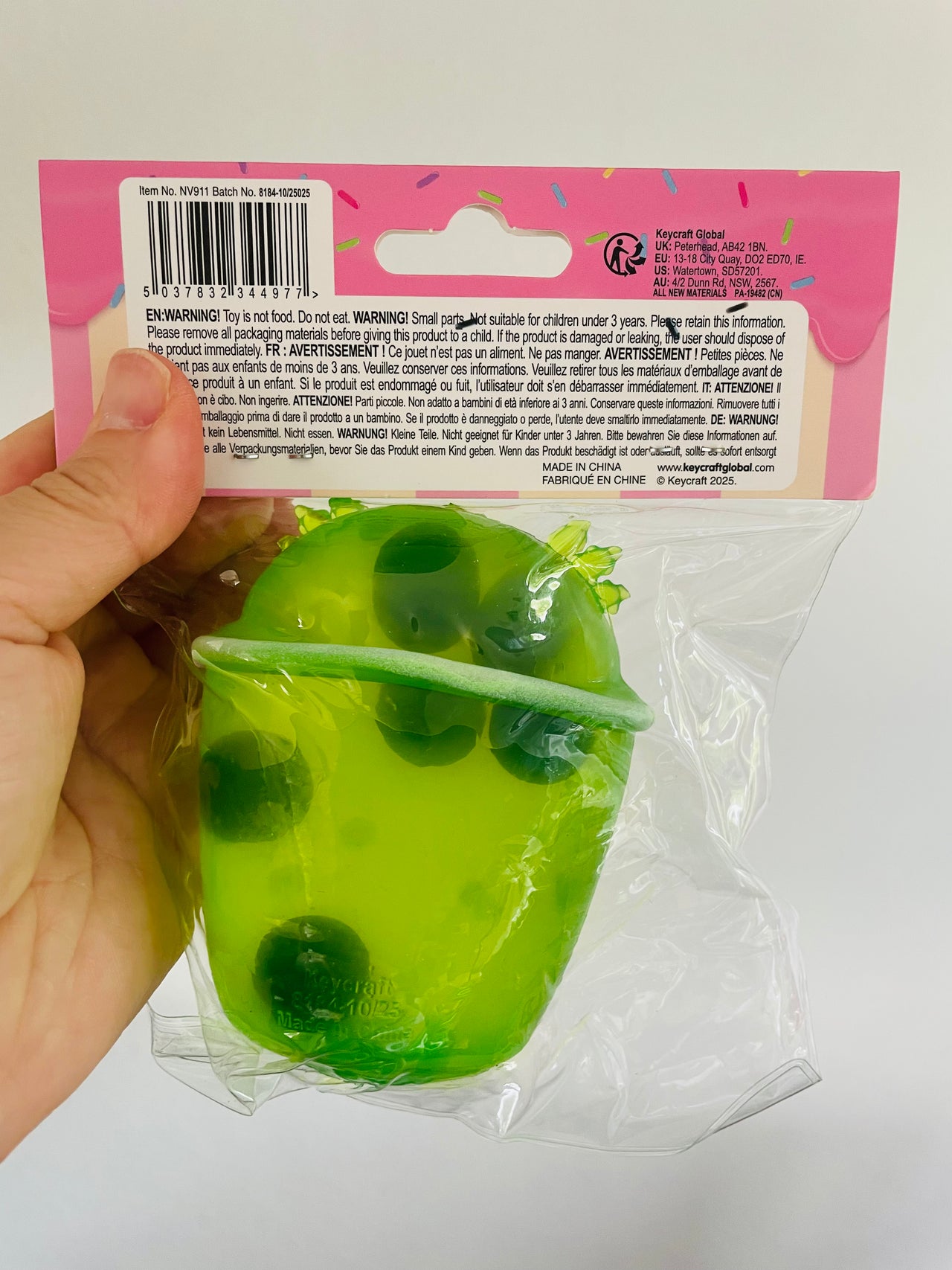 💚🦎🧋 Green Axolotl Boba Squish Toy