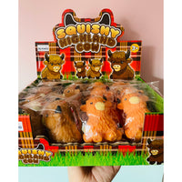 Squishy Highland Cow soft sensory fidget toy