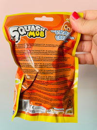 Back view of Crazy Carrot squishy sensory toy
