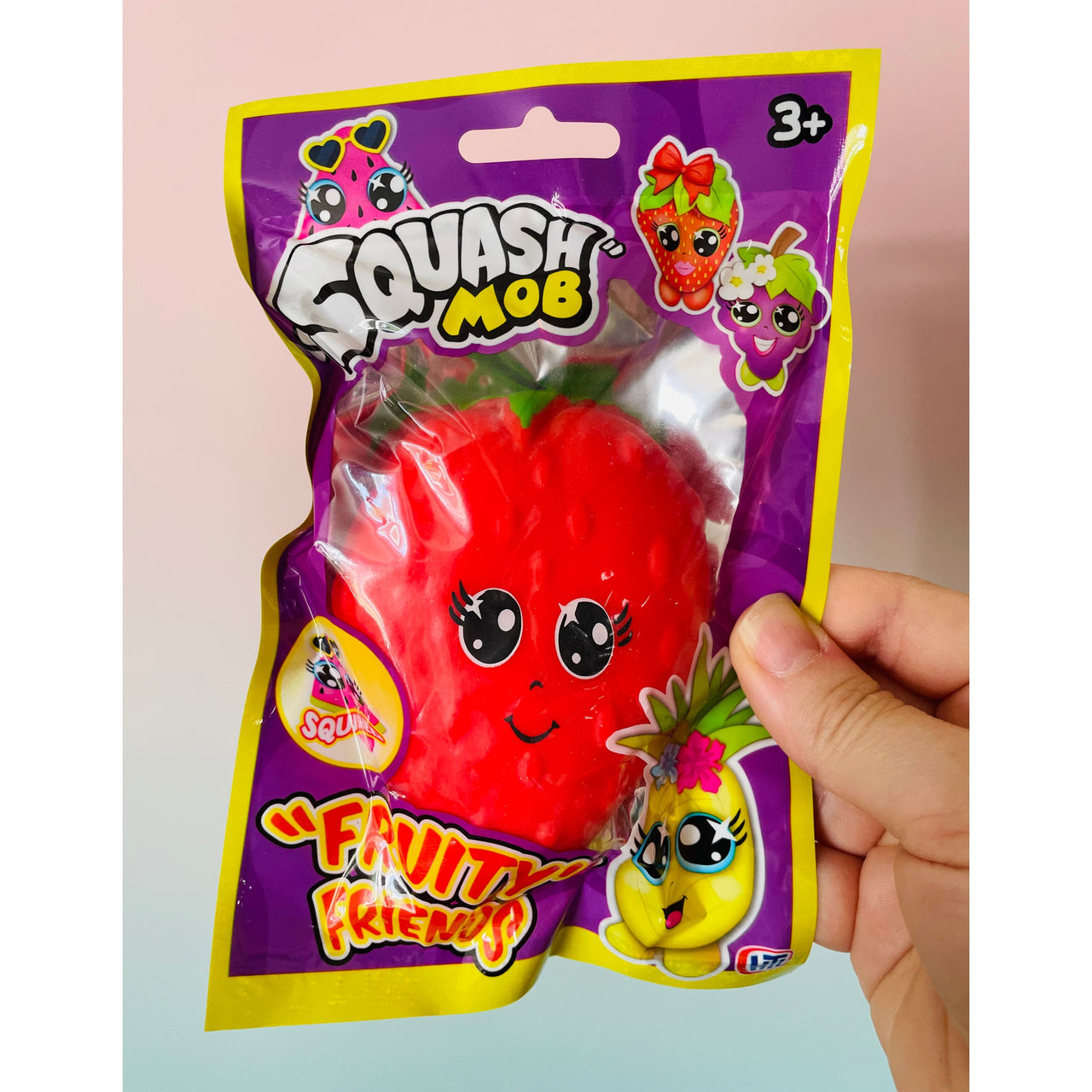🍓❤️ Fruity Friends Strawberry Squishy Toy | Cute Kawaii Sensory Stress Relief Fidget ✨