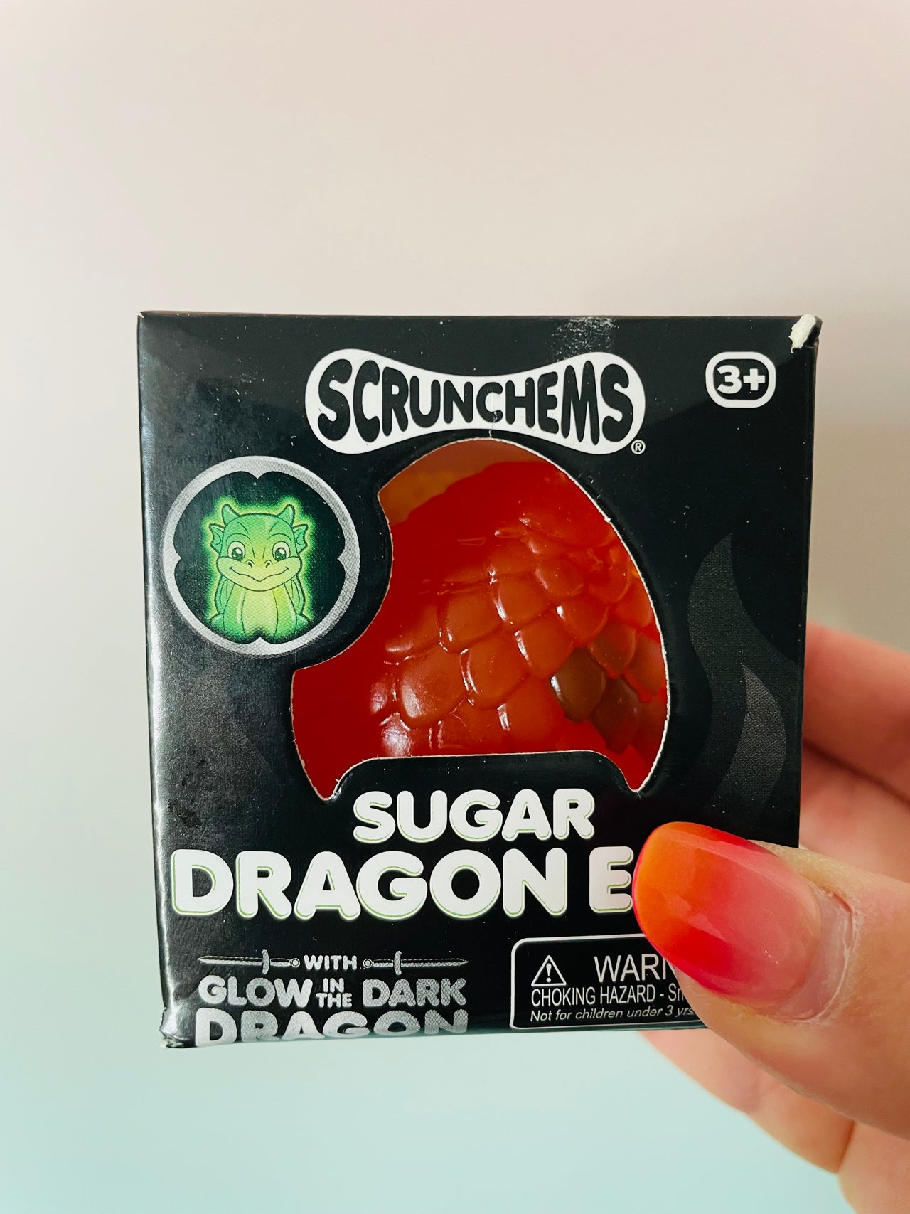 Scrunchems Sugar Dragon Egg Dragon Surprise Sensory Fidget Toy