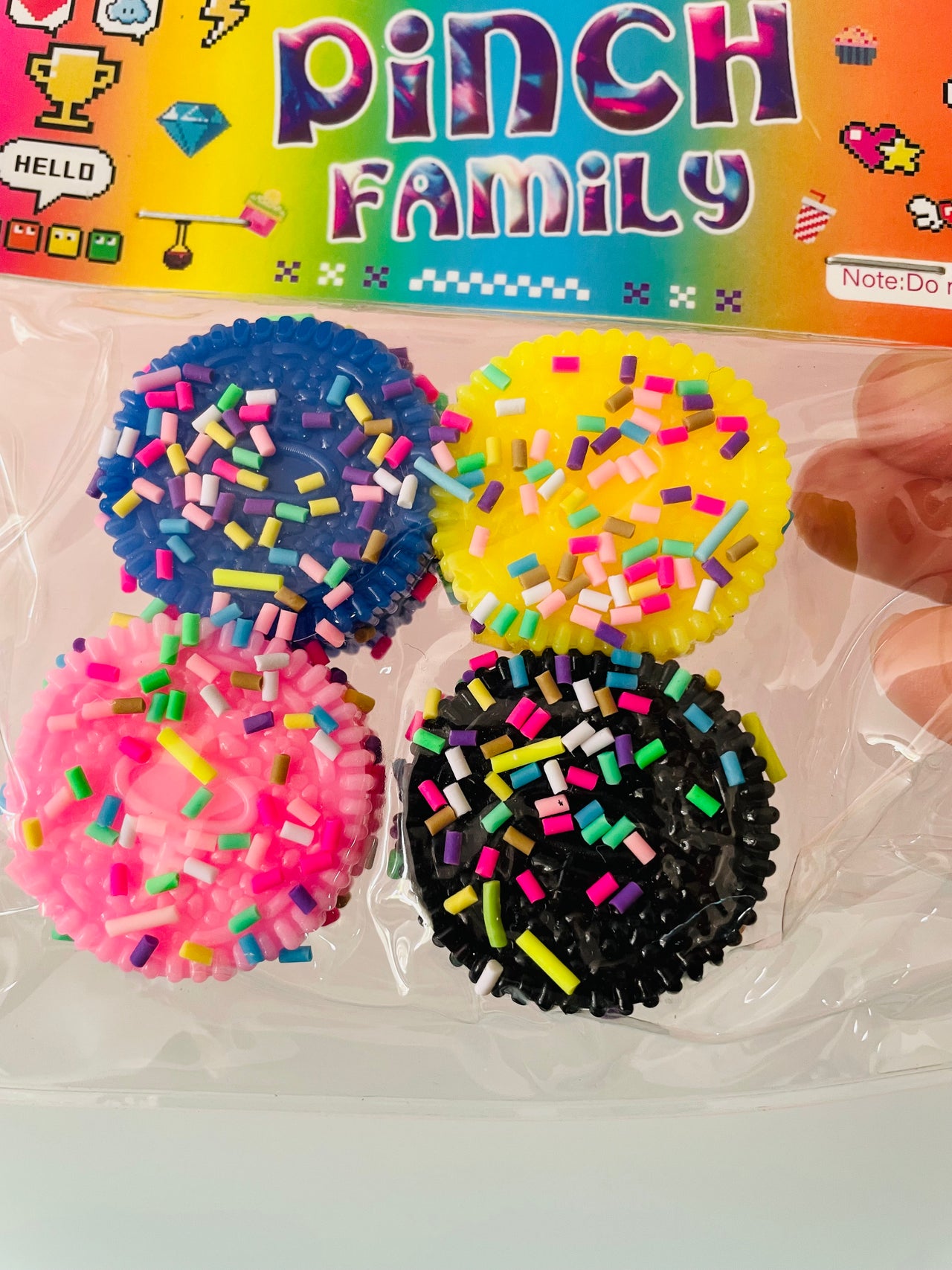 🍪✨ Taba Frosted Cookies | 4-Pack Sticky Sensory Stress Relief Fidget Toys ✨