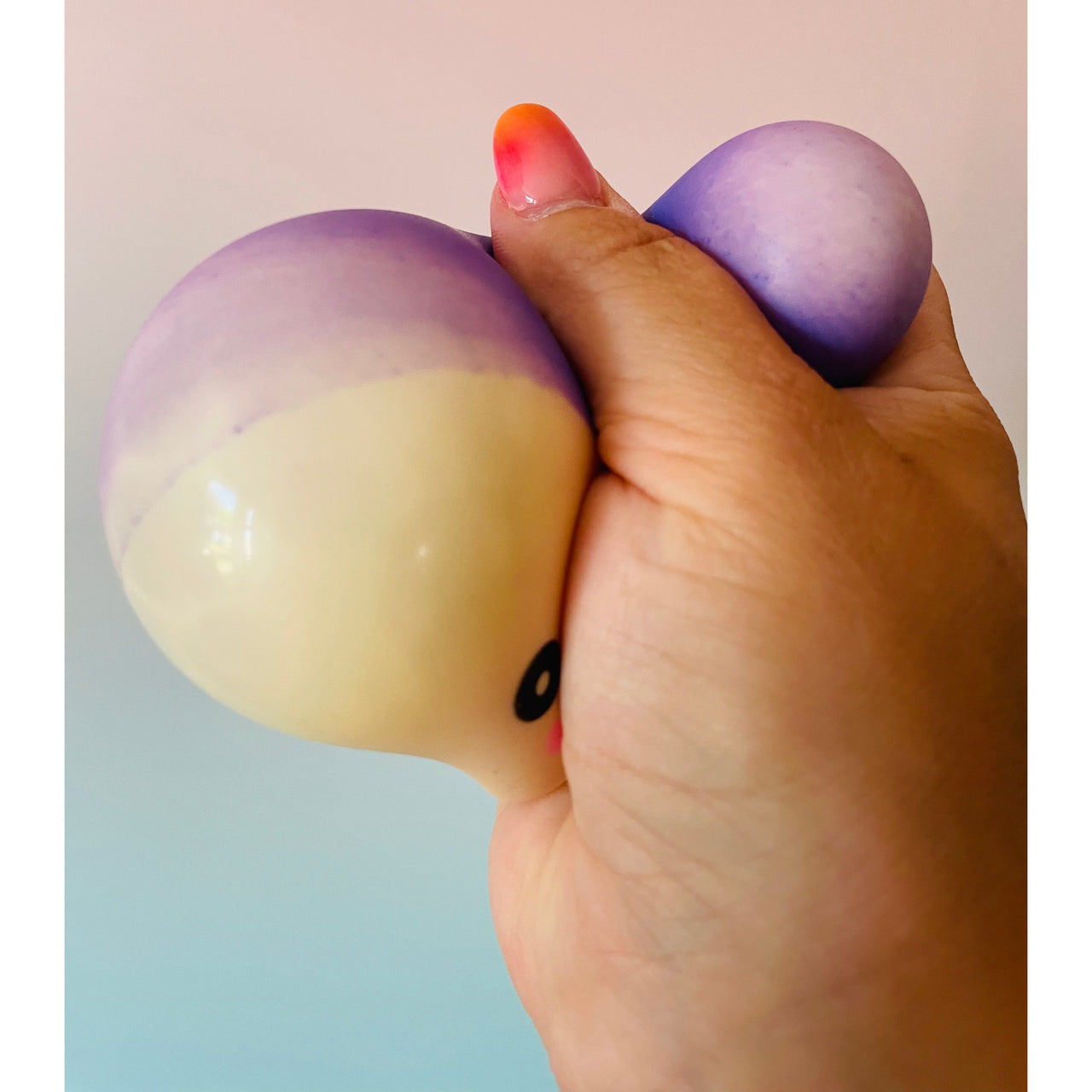 Mushi-Pals Purple Mushroom Squishy sensory stress relief fidget toy