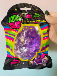 💜🦍 Purple Glitter Gorilla | Sugar Squishy