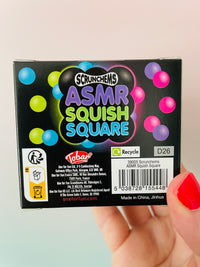 🩷🟣 Scrunchems ASMR Square | Pink Textured Bead Sensory Stress Relief Fidget Toy ✨