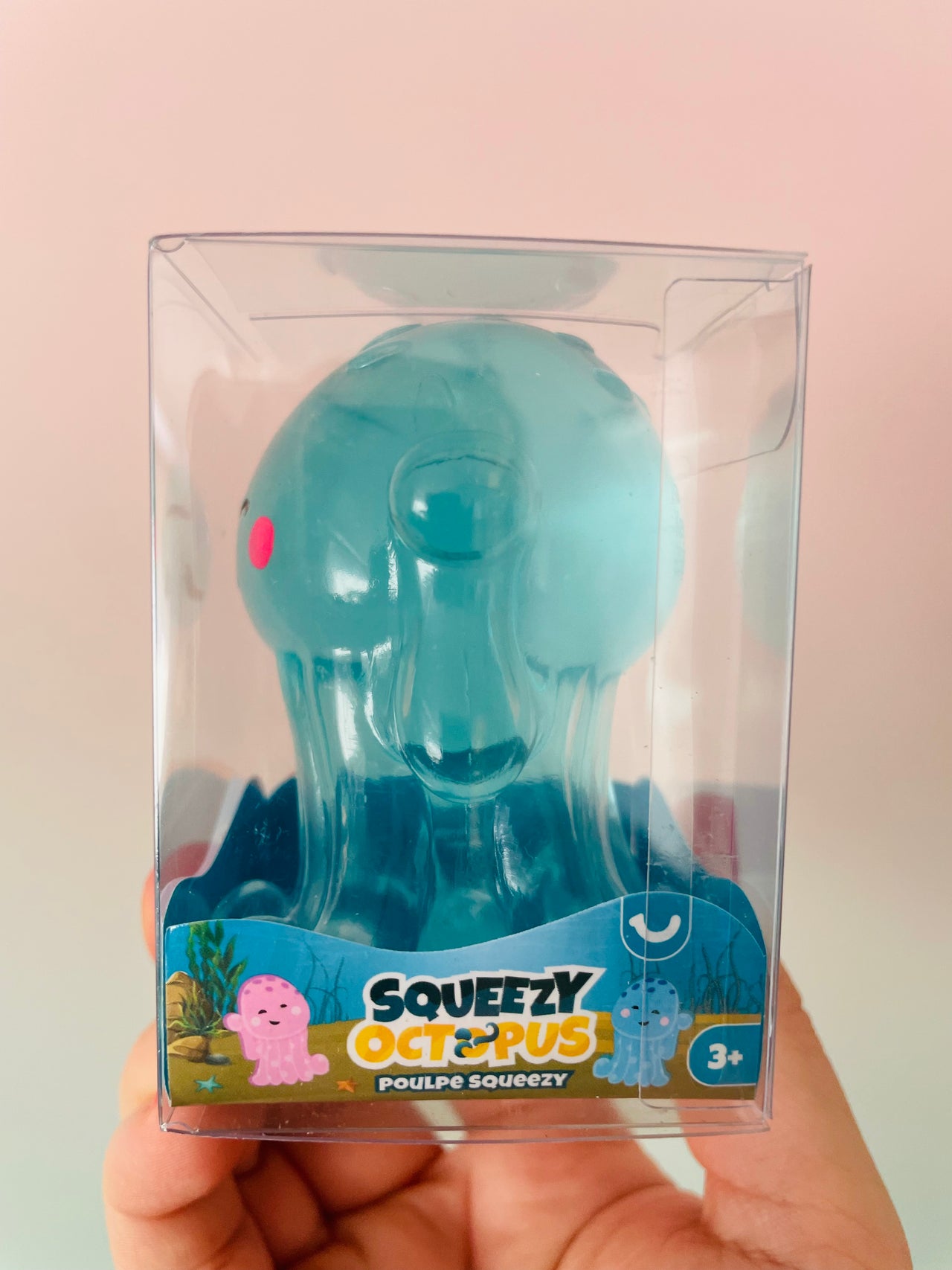 💙🐙 Blue Squeezy Gel Octopus | Soft Gel-Filled Sensory Stress Relief Fidget Toy ✨