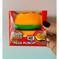 Mega Munch Eyelashes Burger Squishy sensory toy UK
